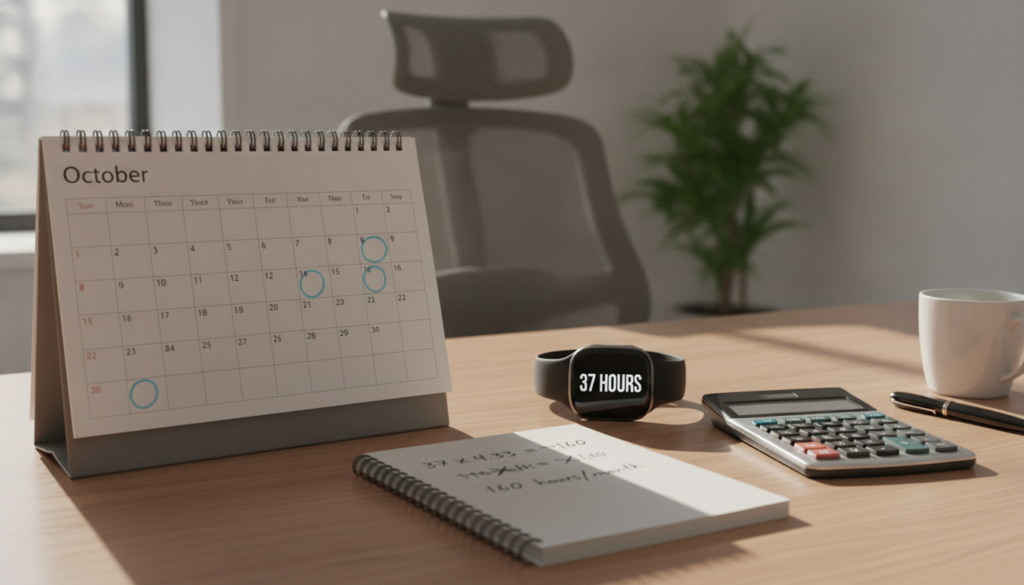 découvrez combien d'heures mensuelles correspond un contrat de 37 heures par semaine, et comprenez le calcul précis pour gérer votre temps de travail efficacement.