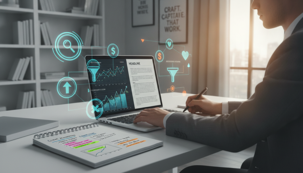 découvrez les secrets stratégiques du copywriting pour captiver l'attention de vos prospects et augmenter vos taux de conversion efficacement.