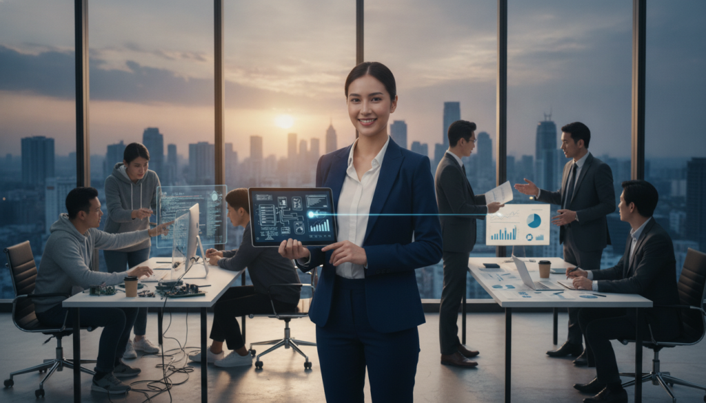 découvrez comment le métier d'ingénieur commercial combine compétences techniques et sens des affaires pour devenir un lien stratégique essentiel entre la technologie et le développement commercial.